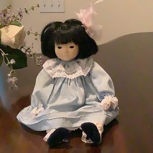 Vintage 1983 Pauline doll. Approximately 14 in.  Good condition.